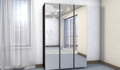 Шкаф Консул 3-х фасадный 3 зеркала